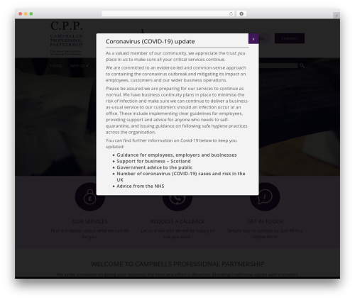 Theme WordPress Template 1 - campbellsprofessional.com