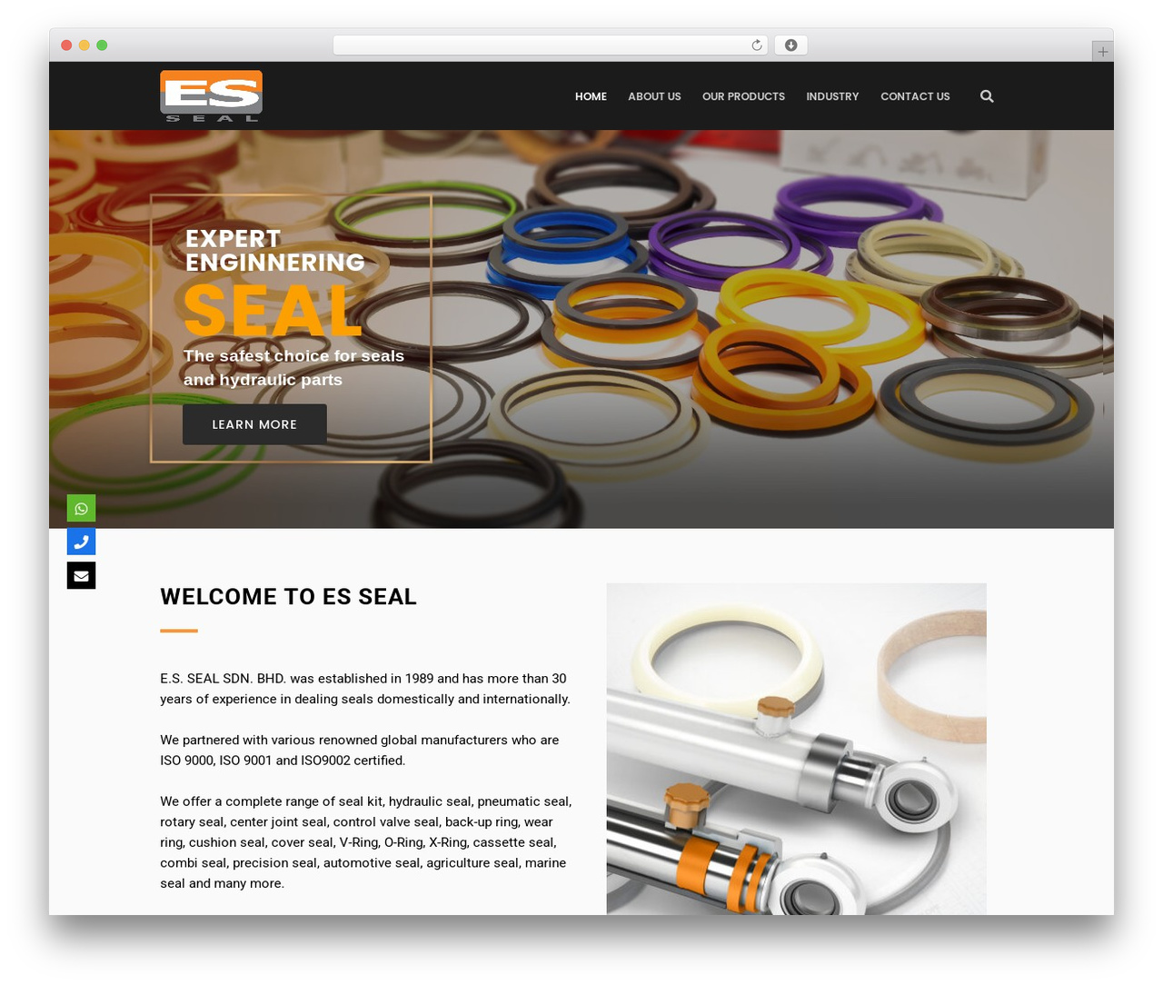 WordPress theme Crown - esseal.com