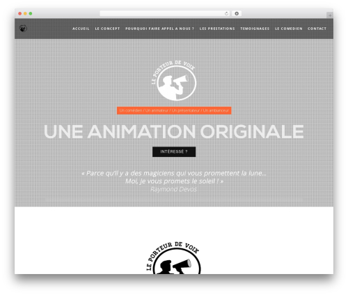 WordPress theme Dignity - leporteurdevoix.com