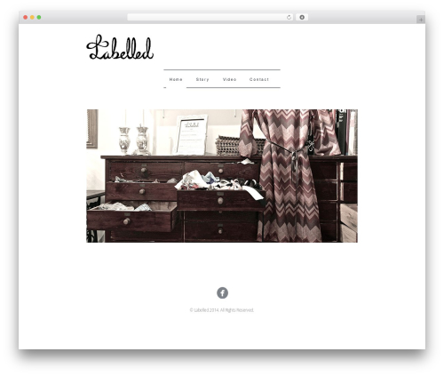WordPress theme Finale - labelled.ax