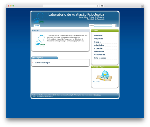 WordPress theme LAP - lap-am.org/site