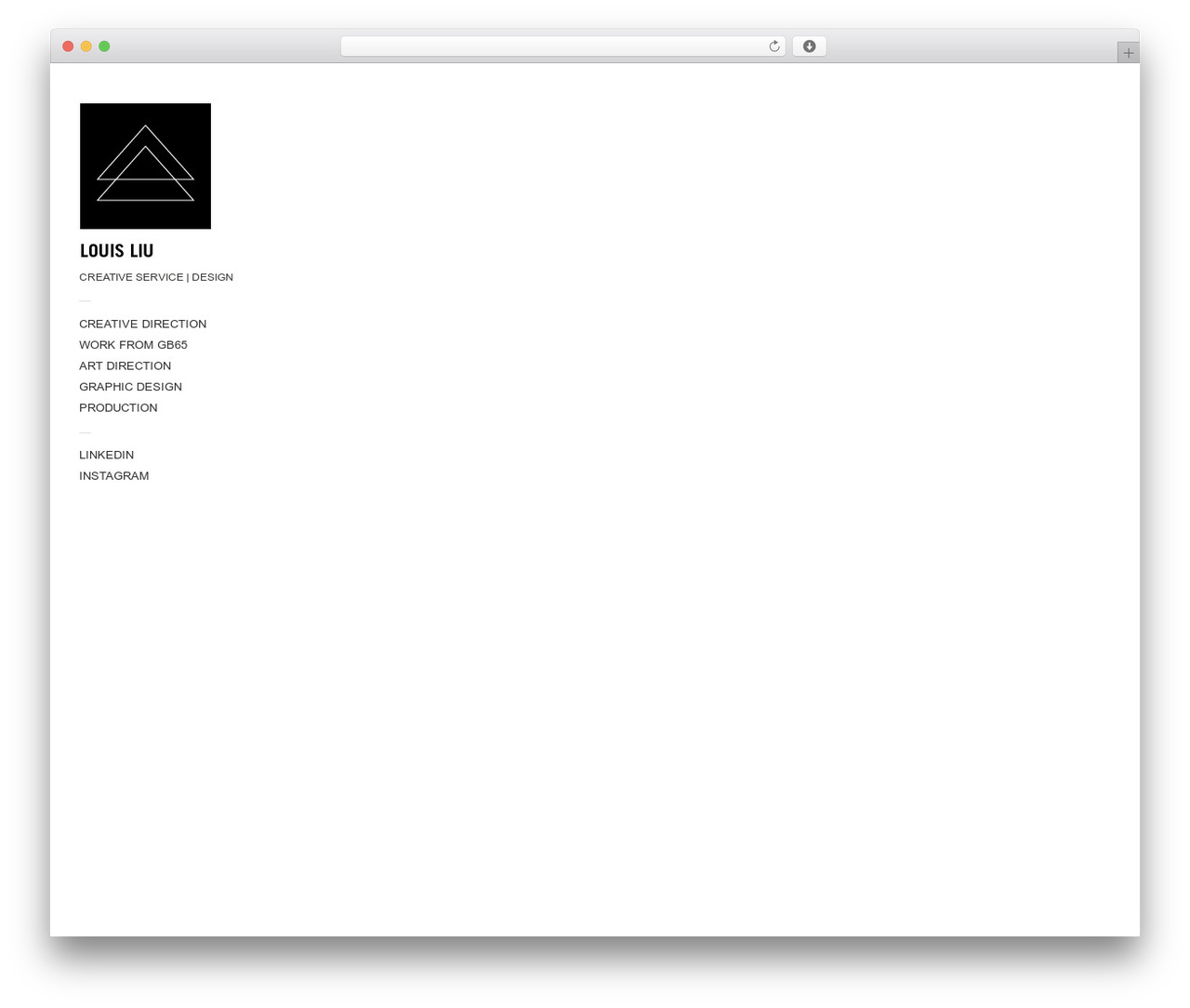 WordPress website theme Touchfolio - liulouis.com