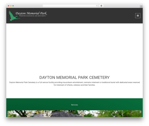Astra WordPress theme - daytonmemorialpark.com