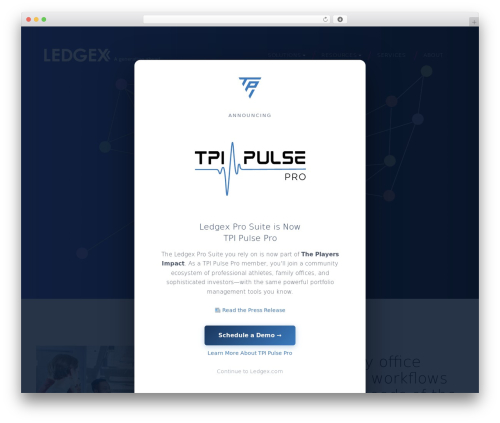 Best WordPress theme SoftEase - ledgex.com