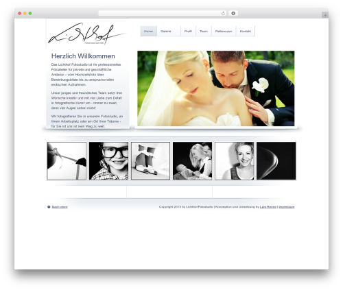 Crystal Child Theme WordPress theme - lichthof-fotostudio.de