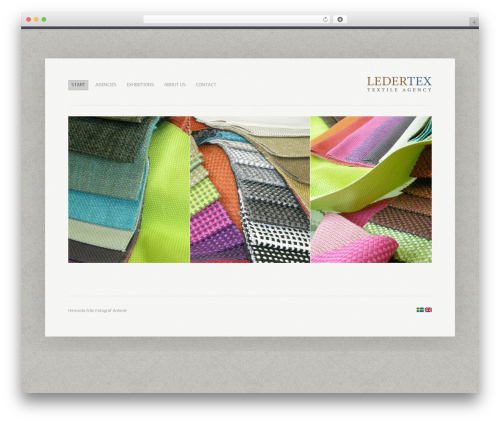 Equilibrium WordPress theme - ledertex.se