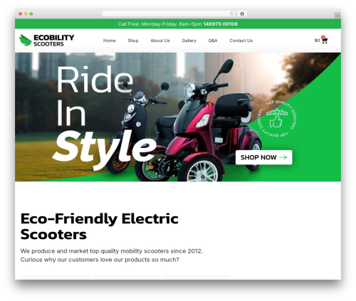 Woo variation gallery pro WordPress plugin - ecobilityscooters.com