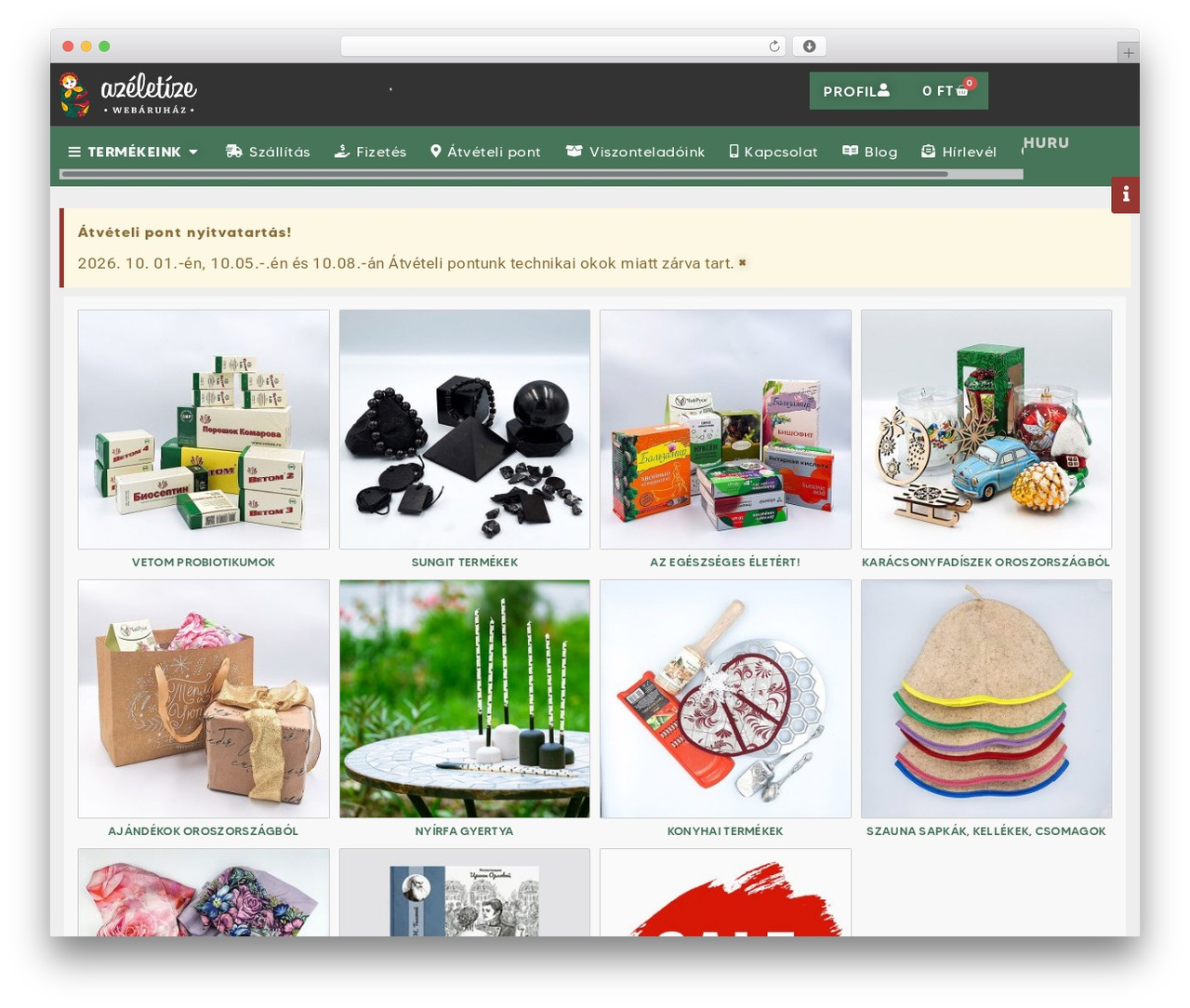 Hello Elementor WordPress theme - azeletize.hu