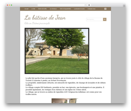 Magic text widget WordPress plugin - labatissedejean.com