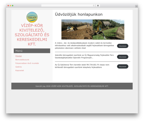 LeftSide WordPress theme - vizep-kor.hu