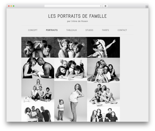 Theme WordPress base - lesportraitsdefamille.fr