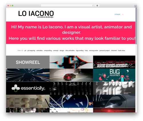 WordPress theme Agent - lo-iacono.com