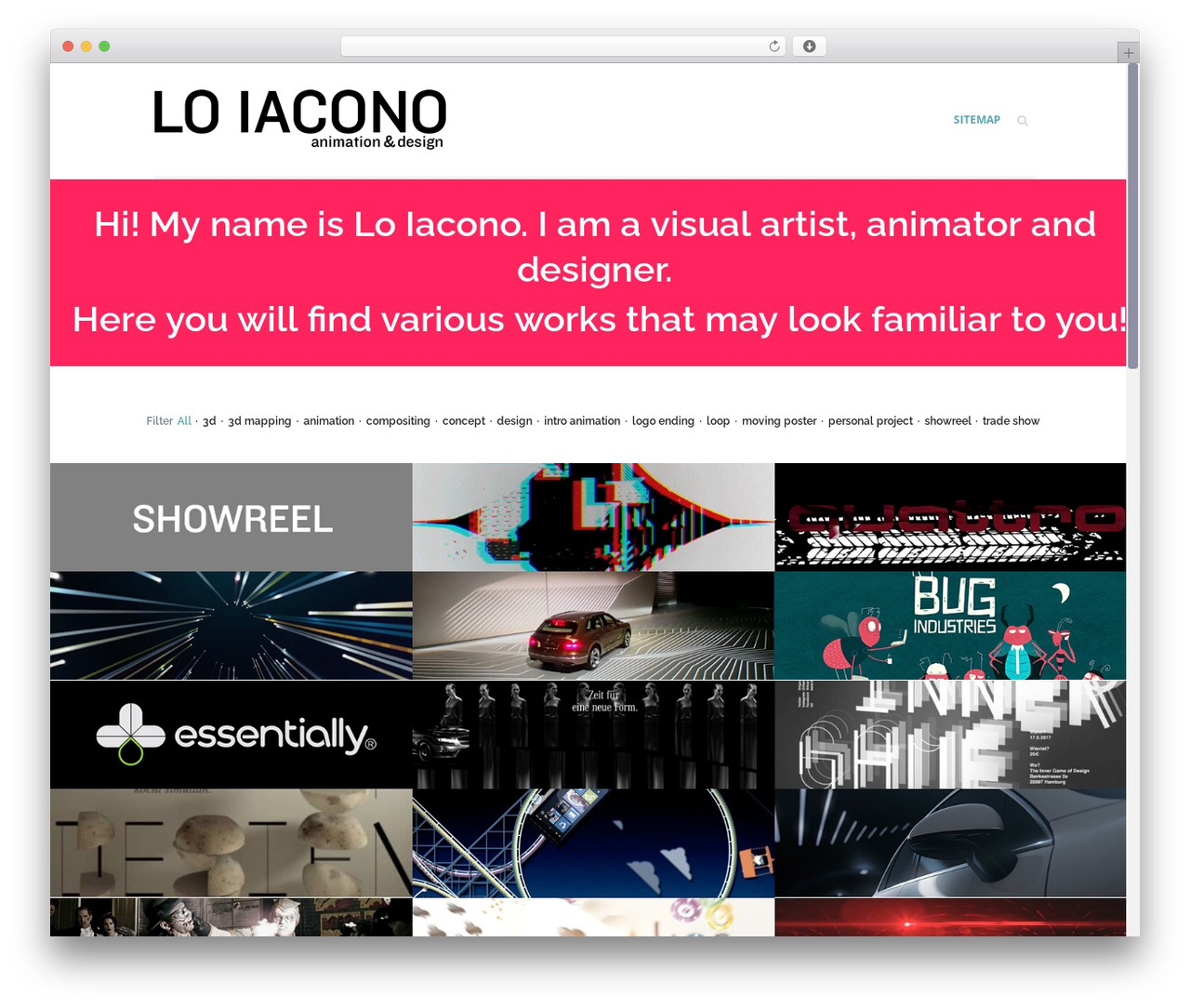WordPress theme Agent - lo-iacono.com