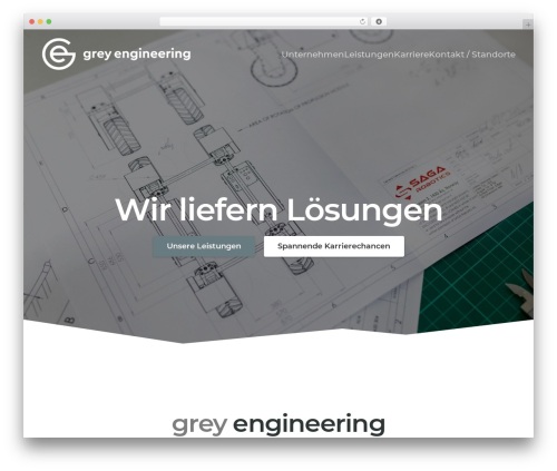 WordPress theme grey engineering - grey-engineering.com