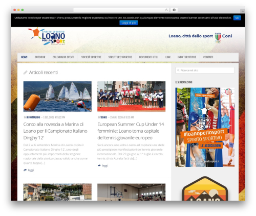 WordPress theme Typegrid - loanoperlosport.it
