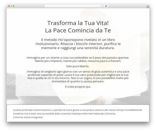 Writee WordPress website theme - lapacecominciadate.com