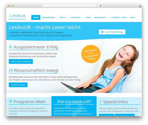 BIC Bootstrap WP Theme WordPress theme - lesikus.com