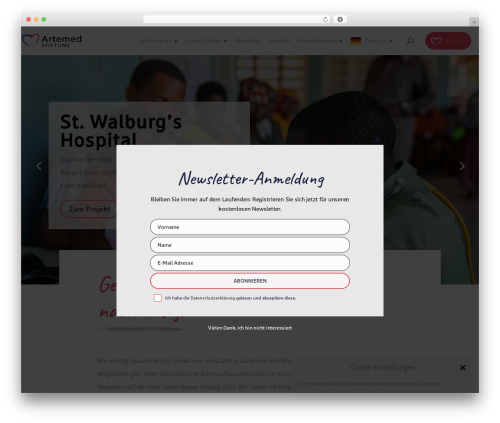 Divi mad menu WordPress plugin - artemedstiftung.de