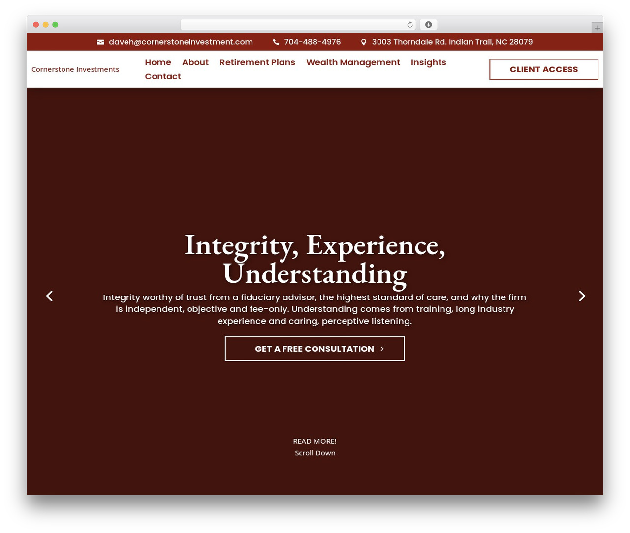 My Site top WordPress theme - cornerstoneinvestment.com