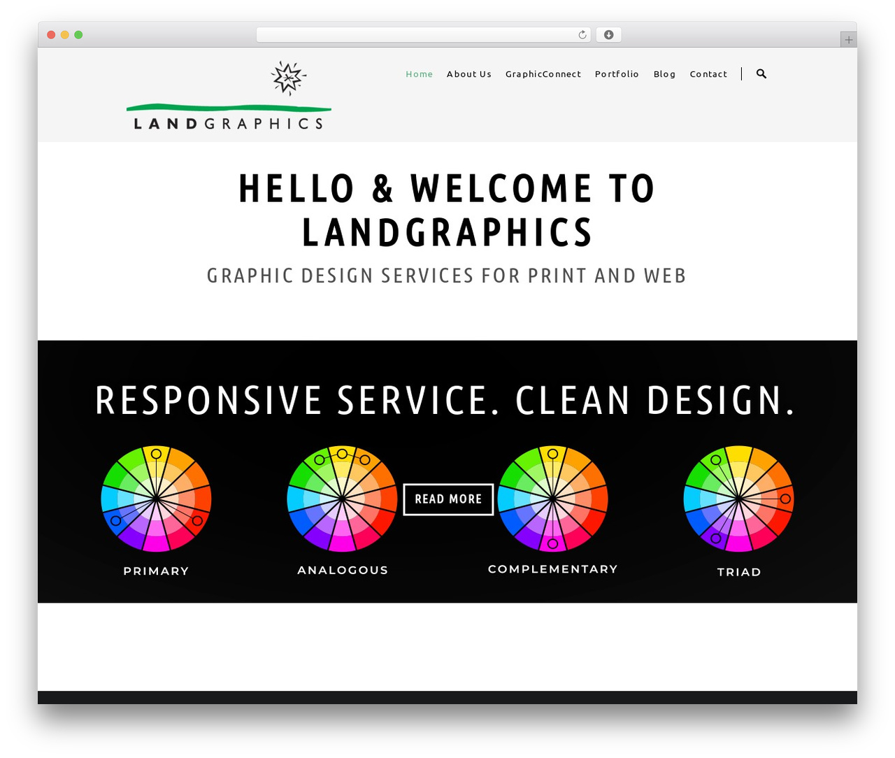 Engo WordPress theme - landgraphics.net