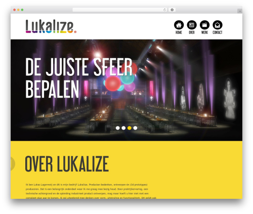 Lukalize WordPress theme - lukalize.nl