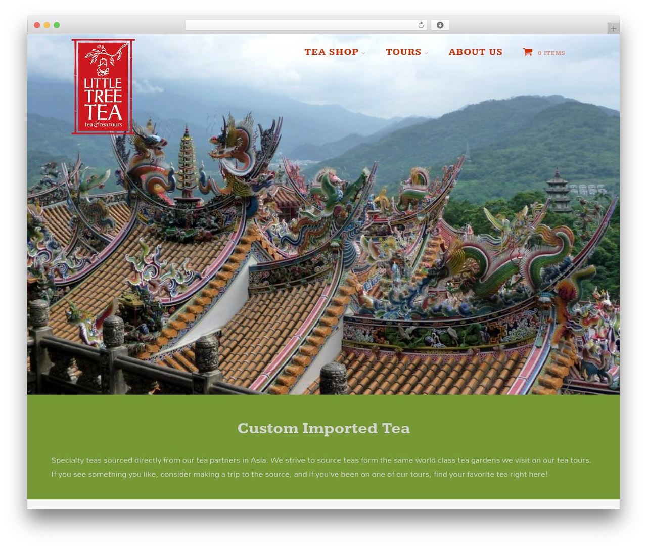 Optimizer theme WordPress - littletreetea.com
