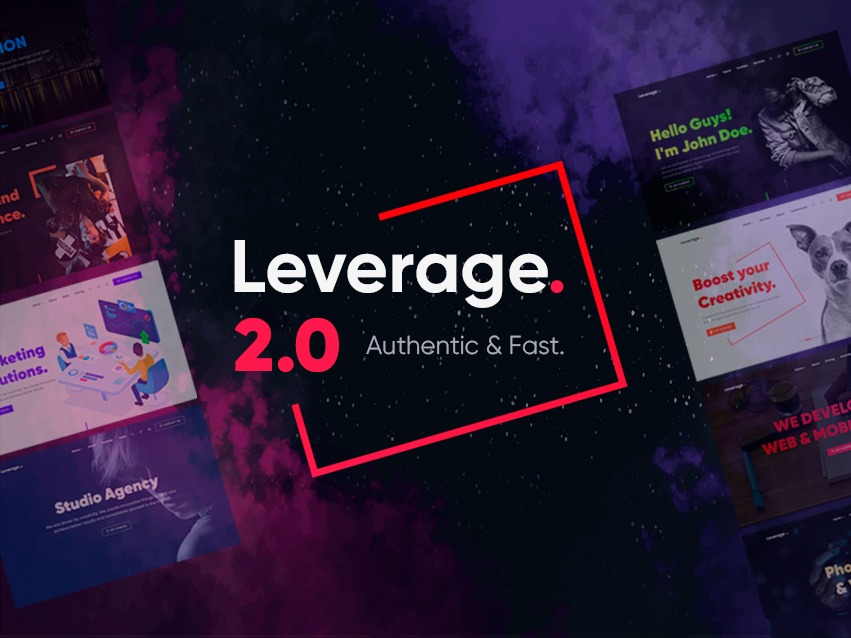 Theme WordPress Leverage by Codings