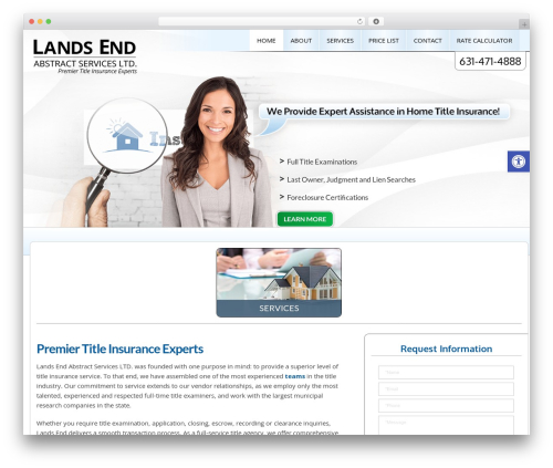 Triggerfish Responsive WordPress theme design - landsendabstract.com