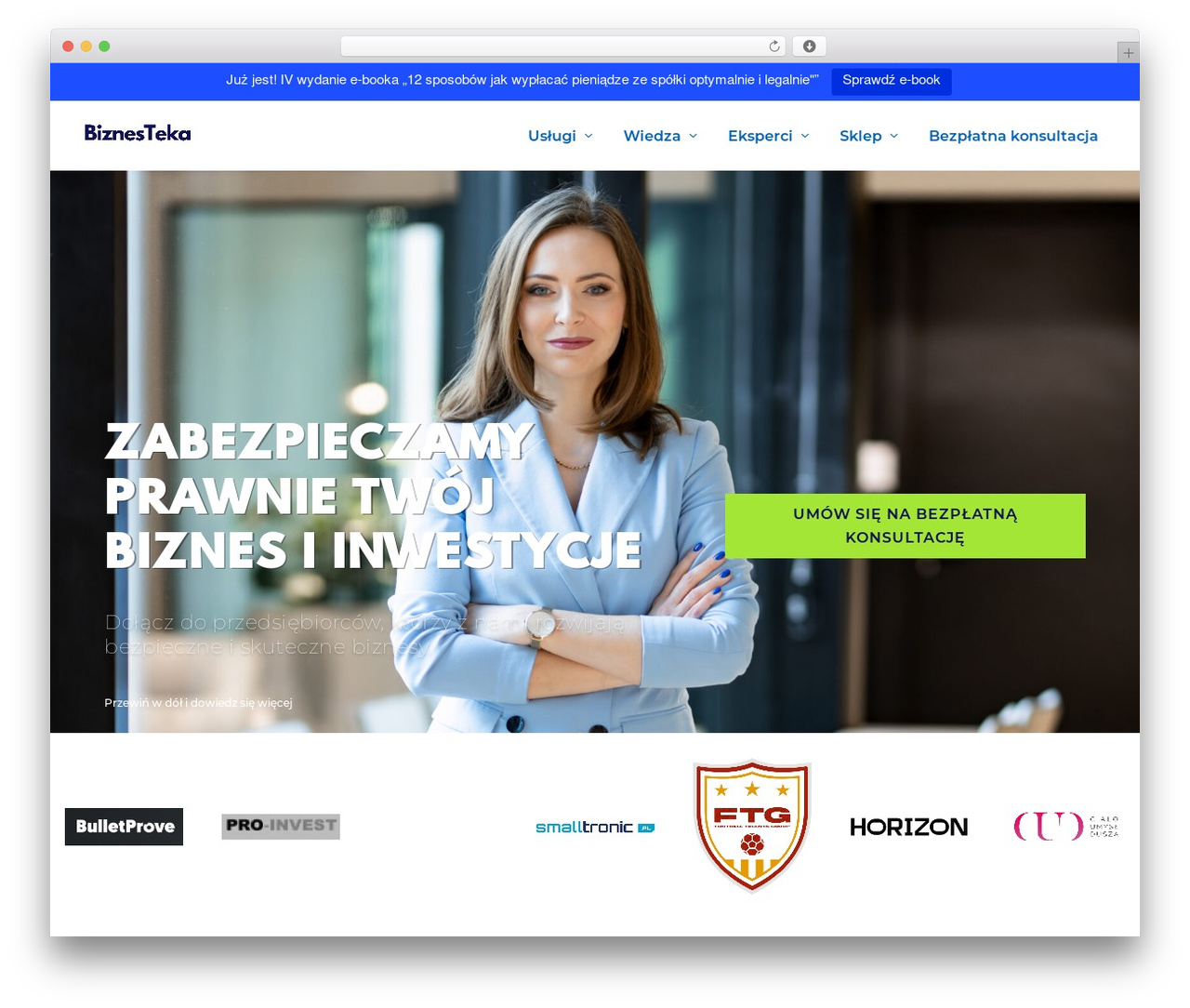 WordPress theme Extra - biznesteka.pl