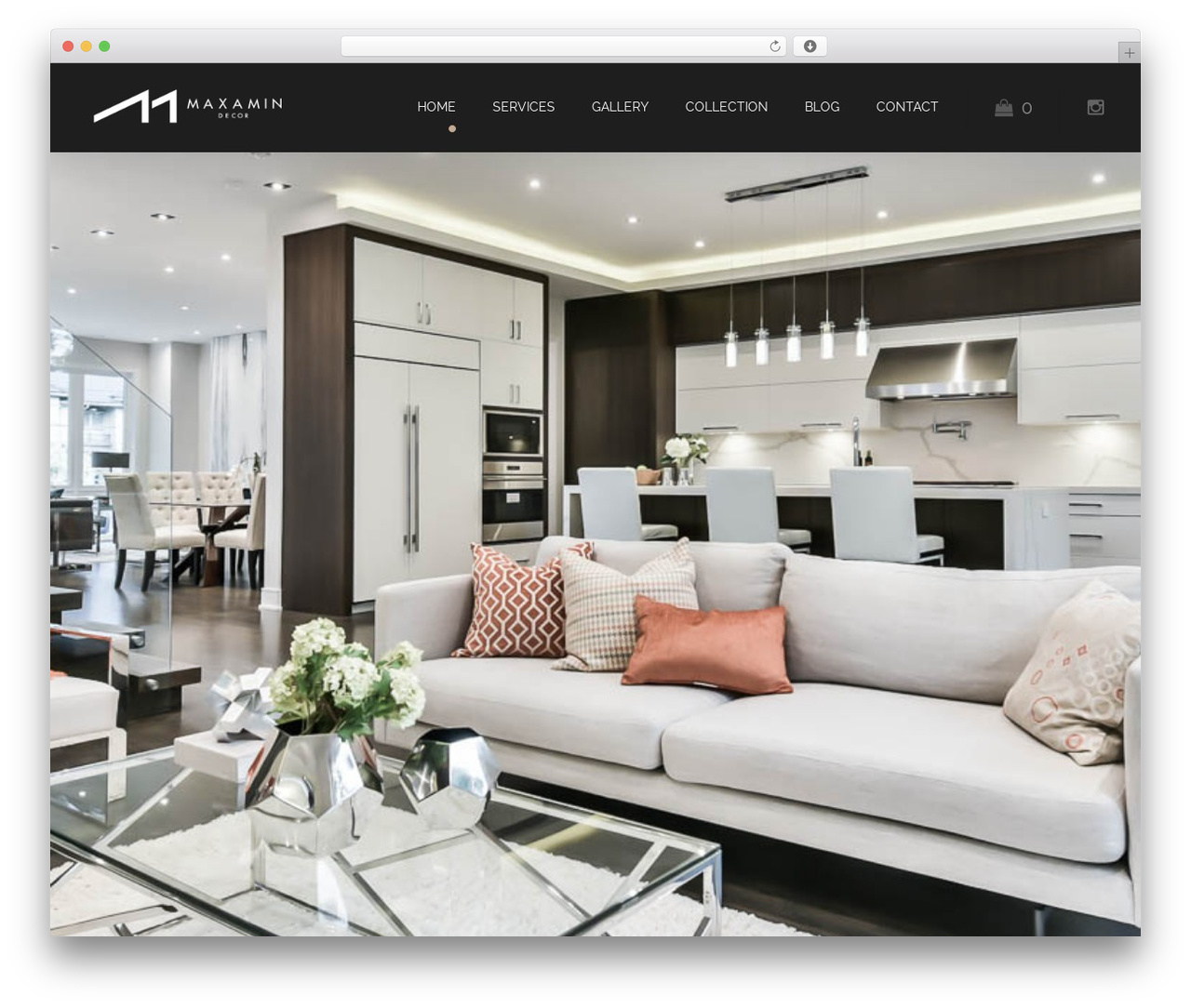 WordPress theme Addison - maxamindecor.com