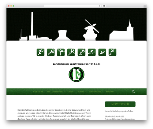 WordPress theme First - landesberger-sportverein.de
