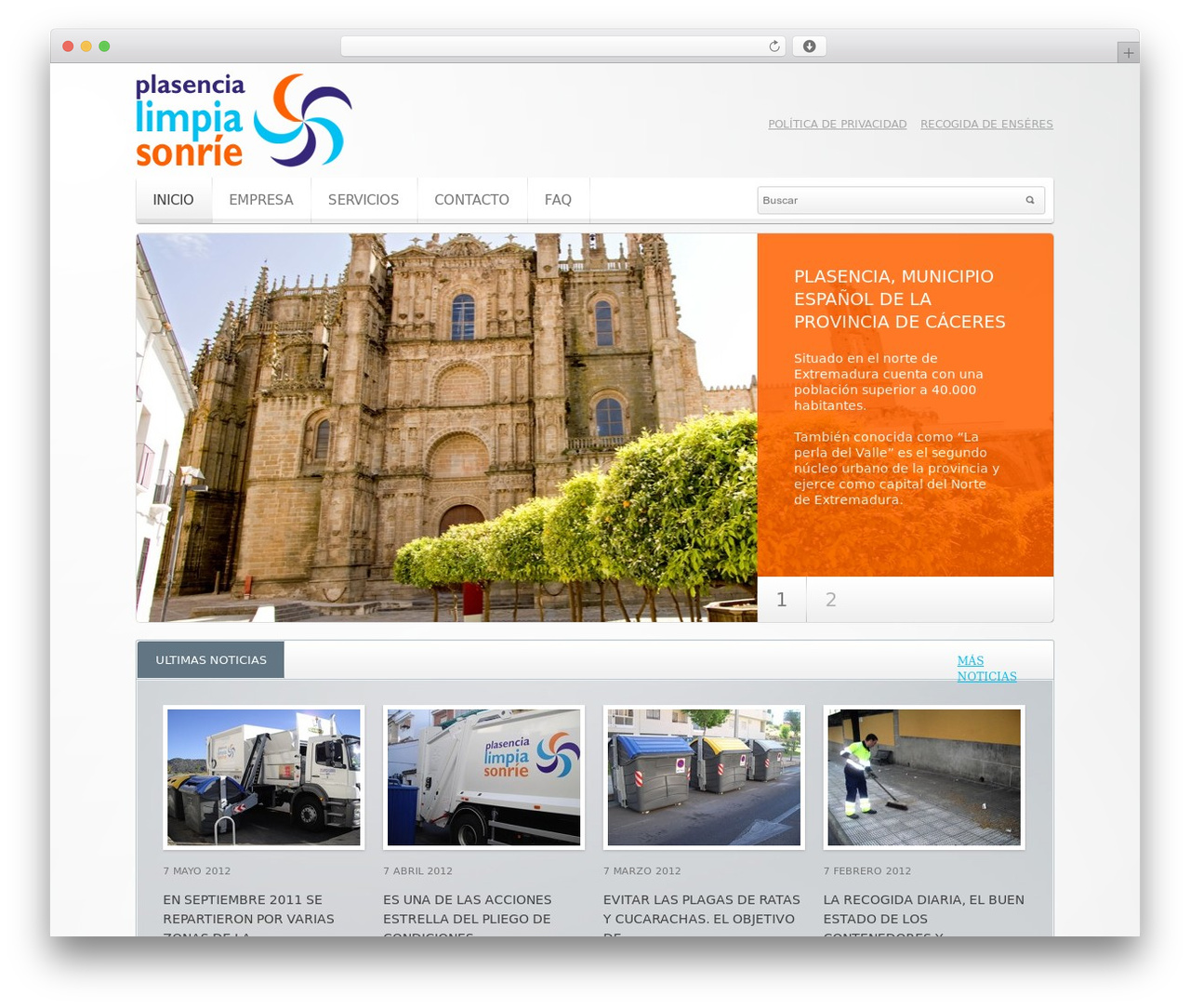 WordPress theme WordPress Theme Number - limpiezaplasencia.com