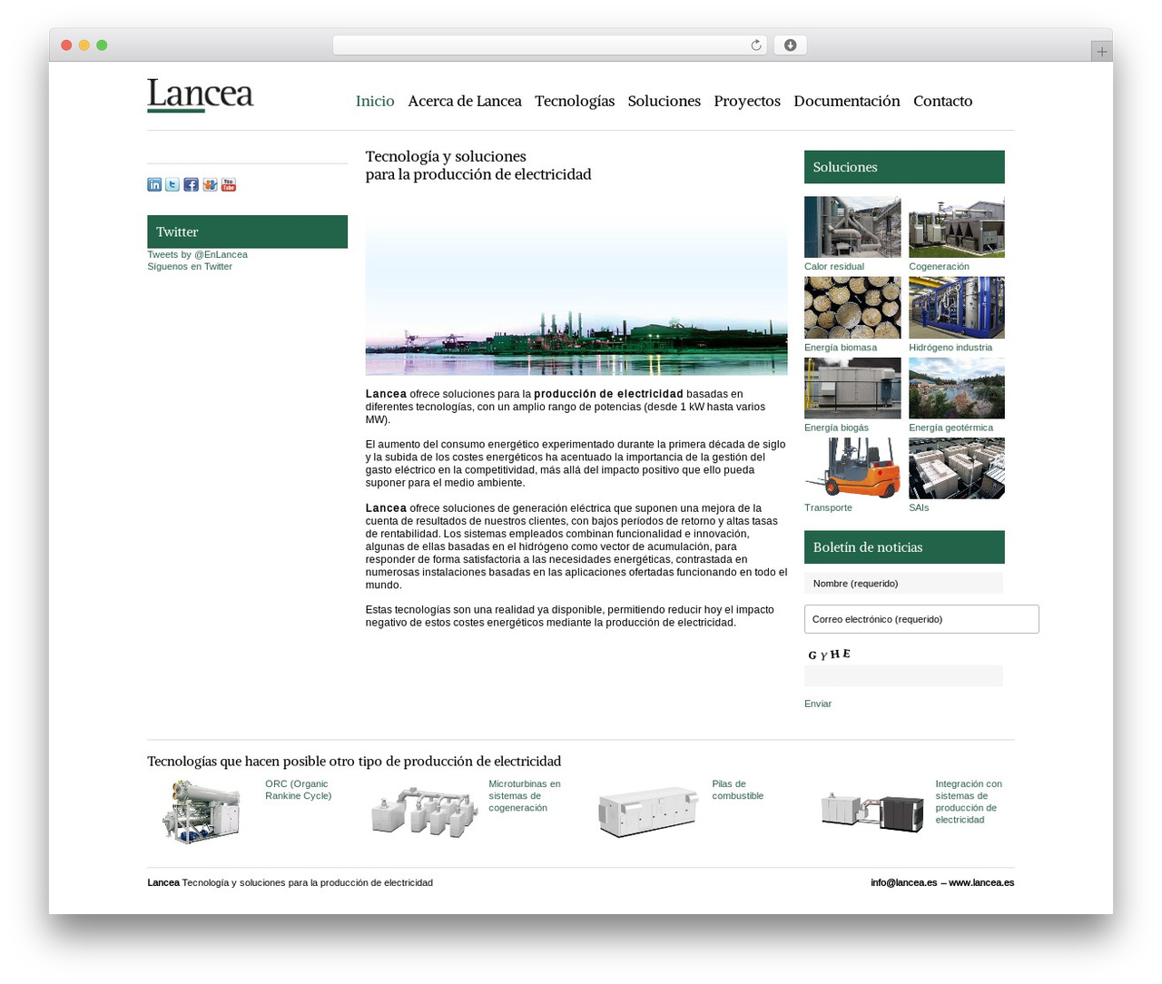 Basic free WordPress theme - lancea.es Basic free WordPress theme - lancea.es