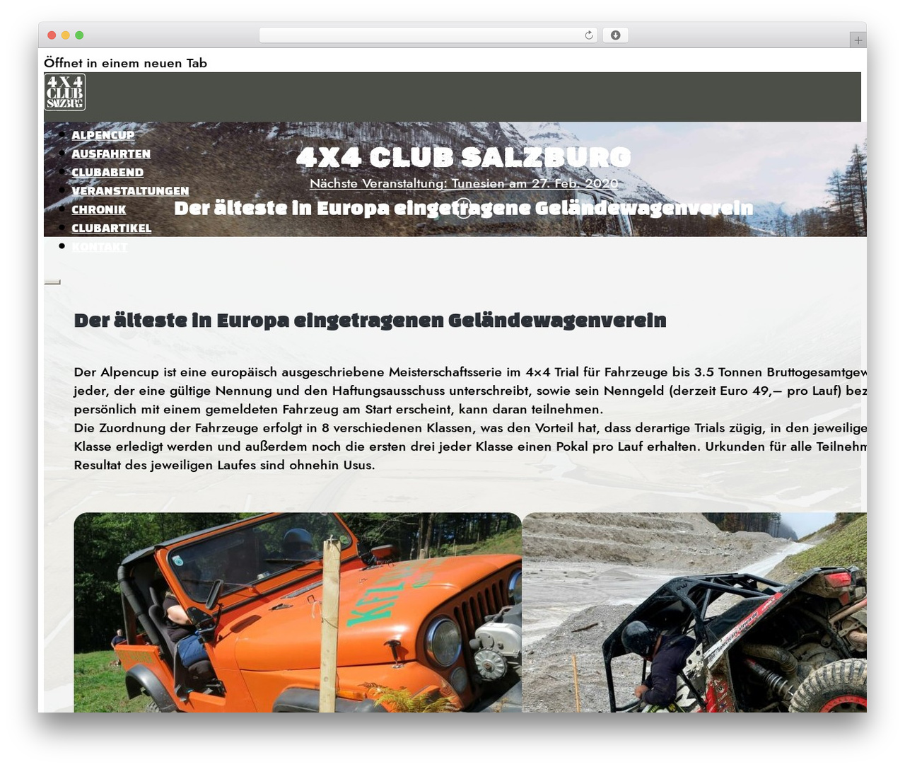 Best WordPress theme Bricks - 4x4-salzburg.at