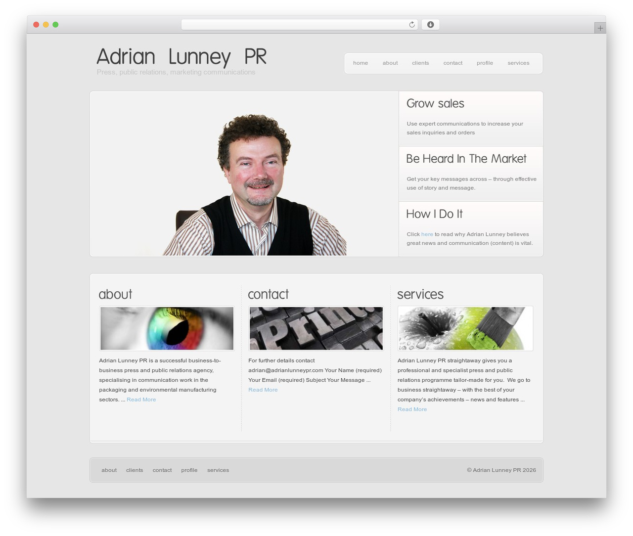 Concise WordPress theme - lunneycommunications.com Concise WordPress theme - lunneycommunications.com