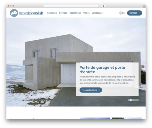 Divi video gallery WordPress plugin - portes-brodard.ch