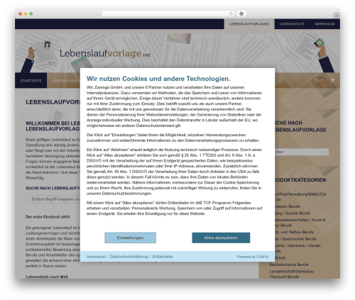Zarenga download manager WordPress plugin - lebenslaufvorlage.net