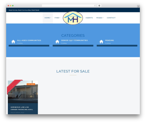 Moison theme WordPress - affordablehomeslasvegas.com