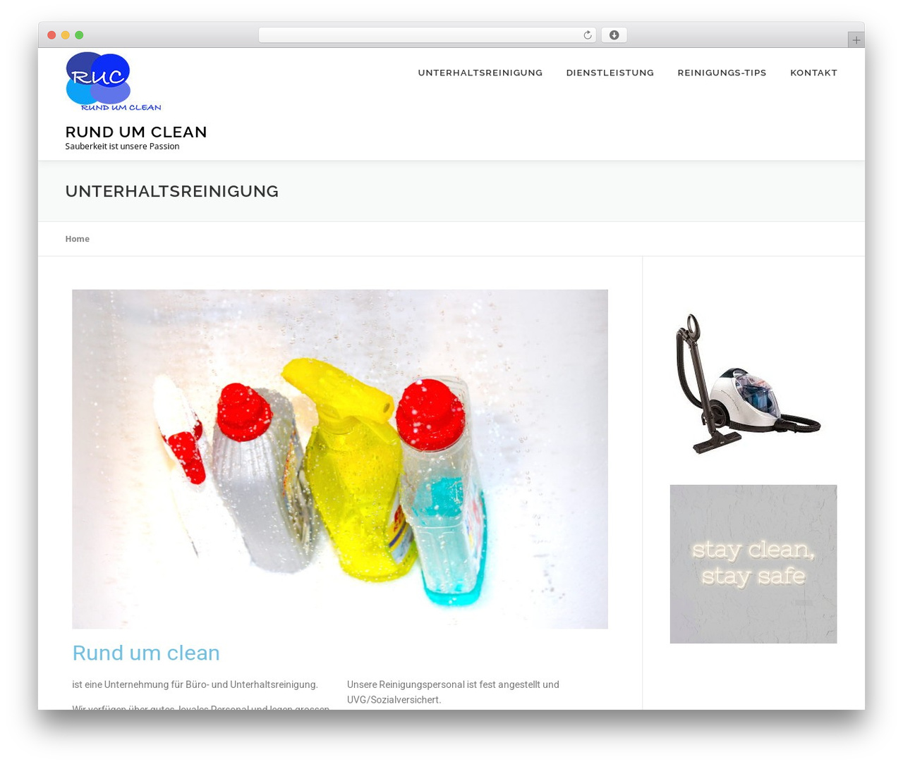 OnePress WordPress theme - rundumclean.ch OnePress WordPress theme - rundumclean.ch