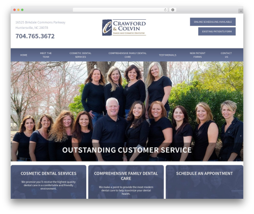 Riveria theme WordPress - lakenormandentist.com