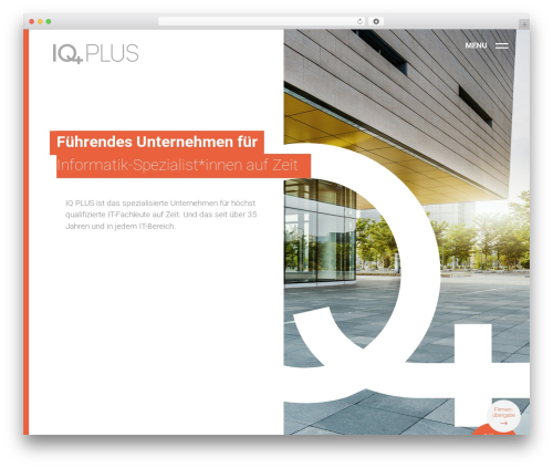 Theme WordPress Mustersite - iqplus.ch