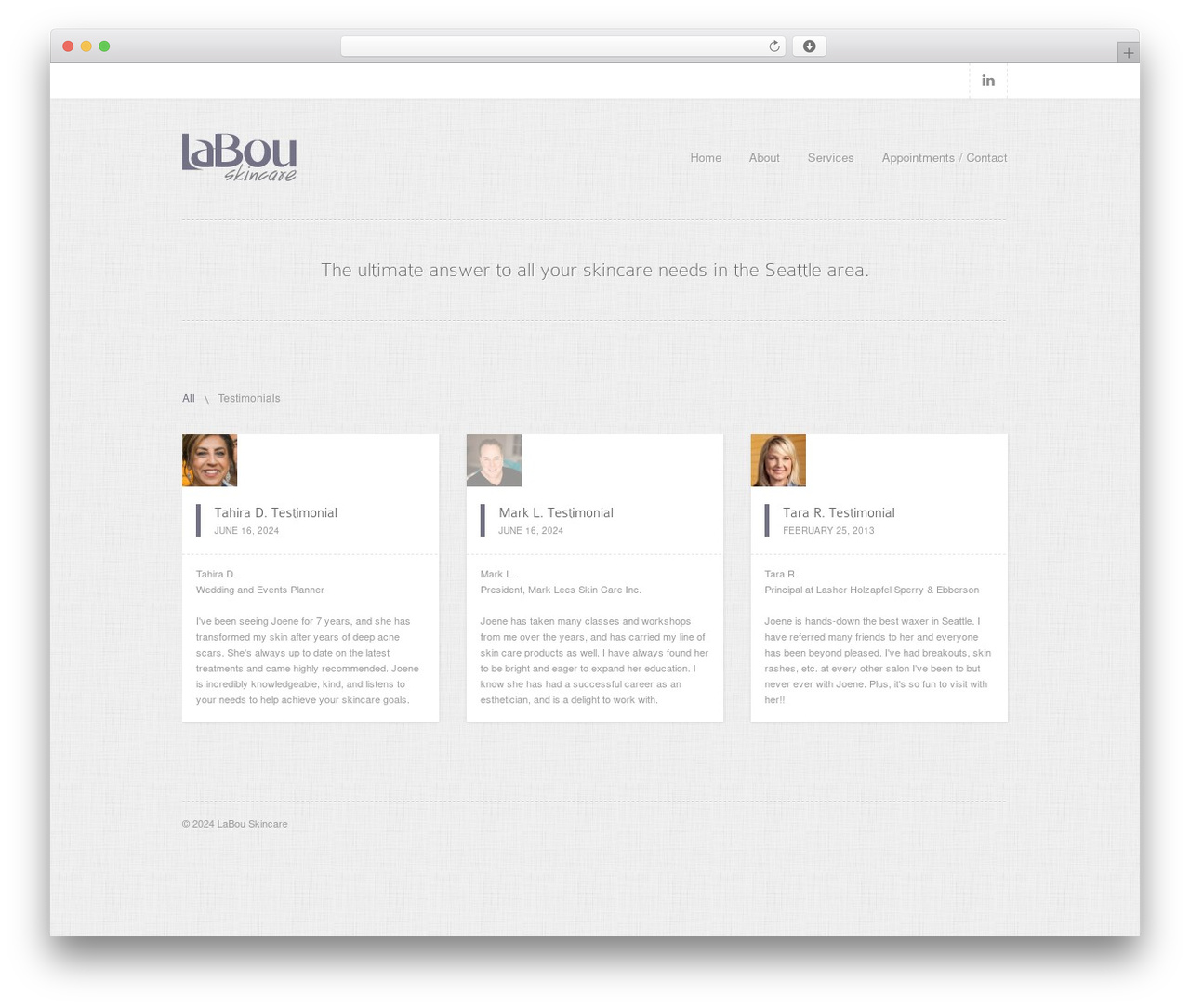Theme WordPress Rawa - labouskincare.com