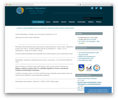 WordPress theme Genesis - lahdenkalaveikot.fi