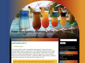 WordPress theme Pool Drinks by Deeogee
