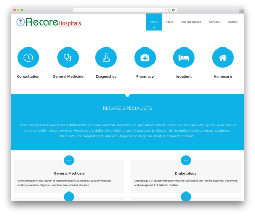 Designthemes doctor addon WordPress plugin - recarehospitals.com