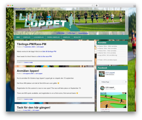 Admired WordPress theme - liuloppet.se Admired WordPress theme - liuloppet.se