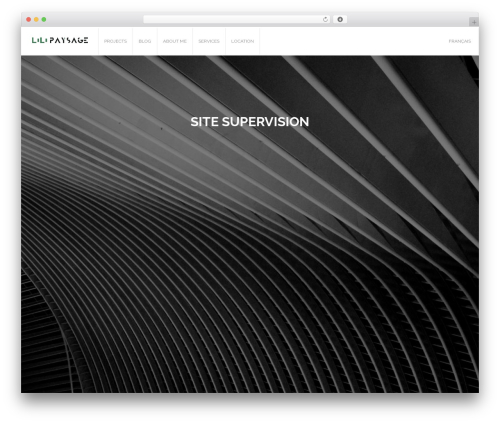 Arctic WordPress theme - lilipaysage.com