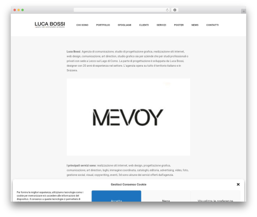 Averly WordPress theme - lucabossi.it