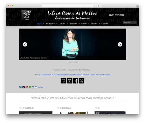 Best WordPress theme Gentle - lilicamattos.com.br