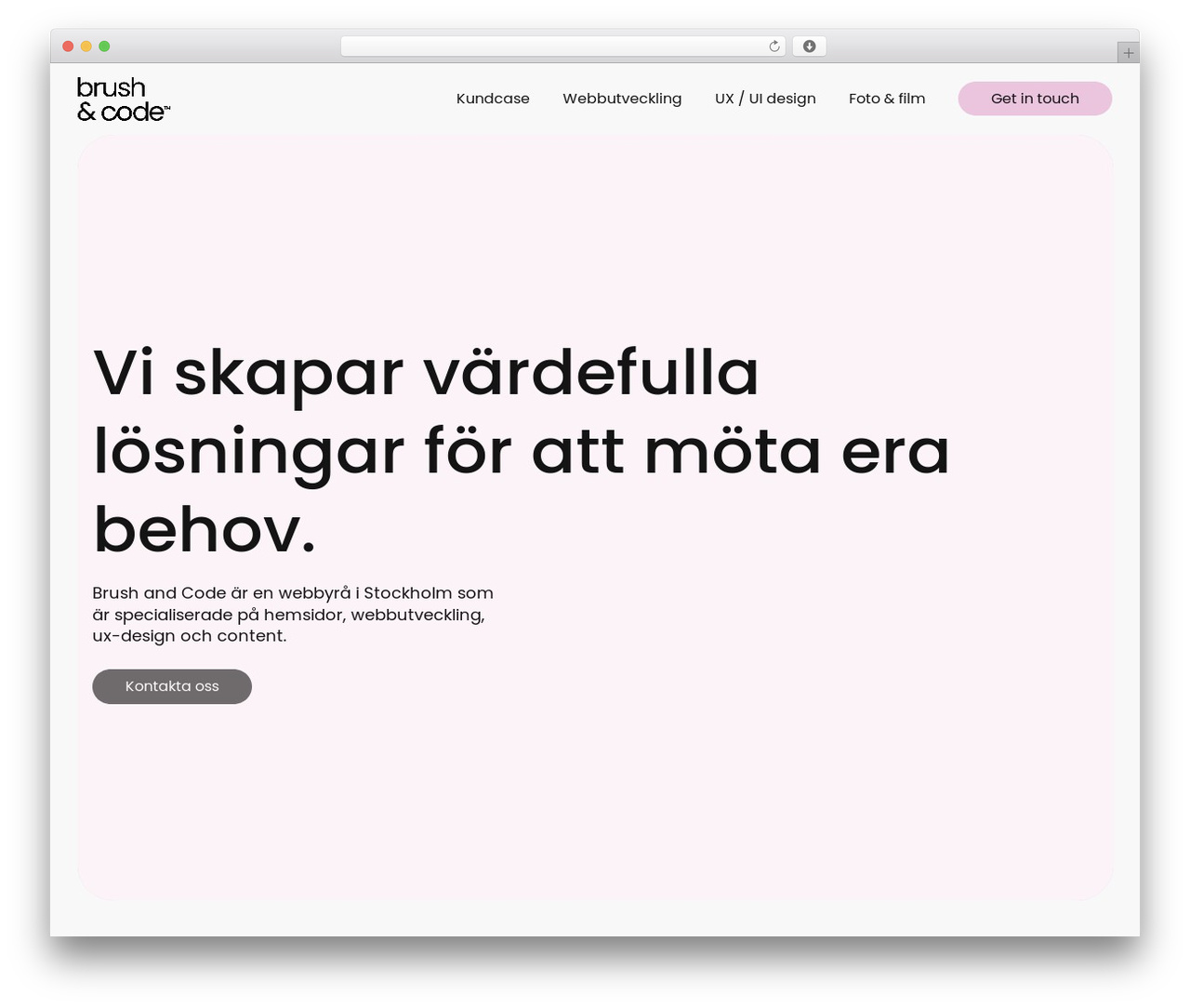 Brush & Code Base Theme WordPress video theme - www.brushandcode.se